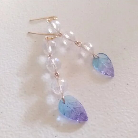 1X Pale Blue Halter Neck Lace Bra + Matched Earrings! Sexy Seductive & Alluring! - Picture 2 of 14